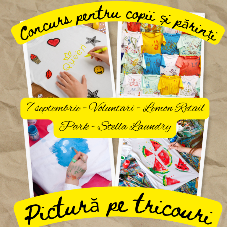 Concurs de Desenat pe Tricouri la Stella Laundry! 🌟👕🖍